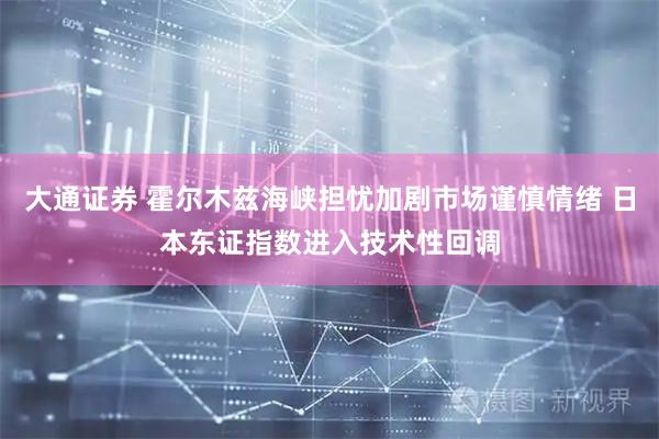 大通证券 霍尔木兹海峡担忧加剧市场谨慎情绪 日本东证指数进入技术性回调