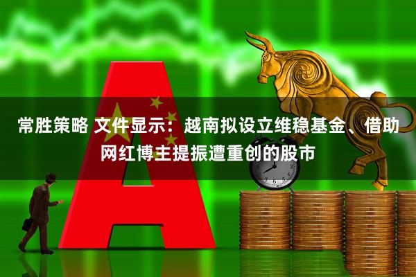 常胜策略 文件显示：越南拟设立维稳基金、借助网红博主提振遭重创的股市